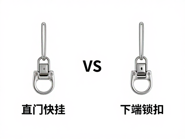 轻质挂扣怎么选?直门快挂与下端锁扣对比,安全省力全解析