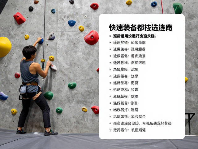 室内攀岩馆快速连接件选购,传统攀快挂与现代装备对比指南