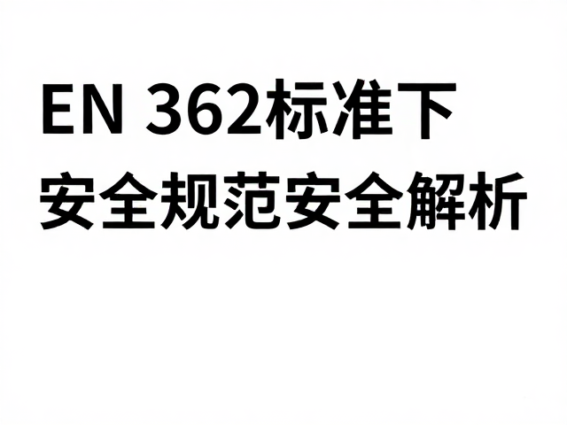 EN 362标准下的高强度锁具与绳索救援，安全规范全解析