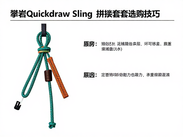 传统攀岩Quickdraw Sling拼接绳套选购指南与技巧