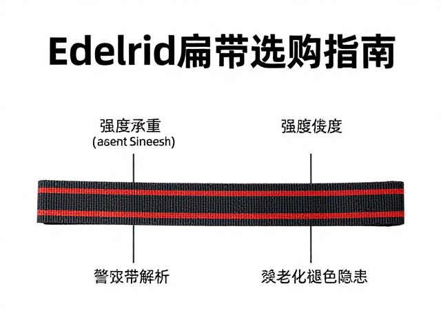 Edelrid扁带选购指南,承重织带强度解析,警惕老化褪色隐患