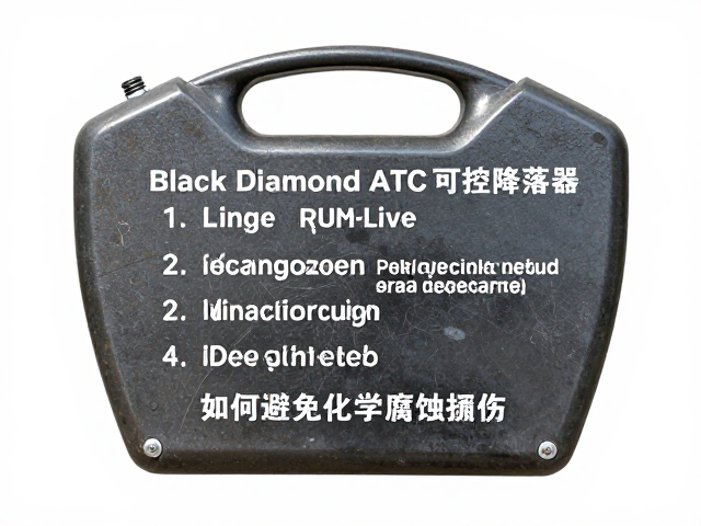 Black Diamond ATC可控降落器使用指南,如何避免化学腐蚀损伤