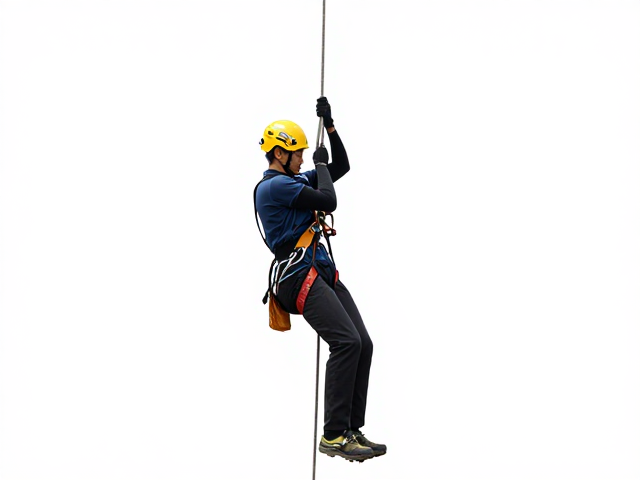 EN 567标准下脚踩上升器单手推绳上升操作指南