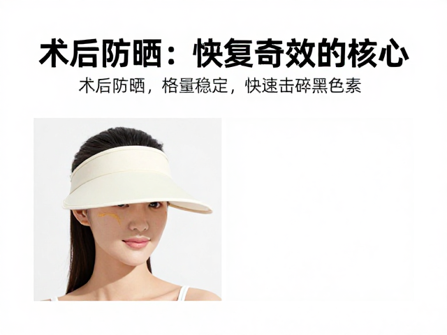 术后严格防晒，能量稳定，快速击碎黑色素