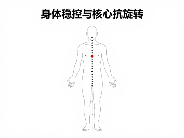 身体稳控与核心抗旋转，小点线路训练法，激活深层稳定肌群