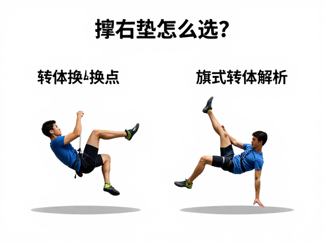 抱石垫怎么选？转体换点与旗式转体技巧解析
