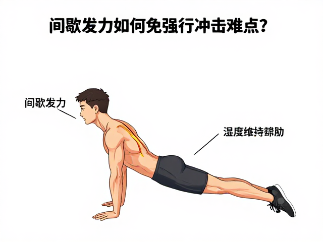 运动技巧,间歇发力时如何避免强行冲击难点?中段维持稳定强度是关键