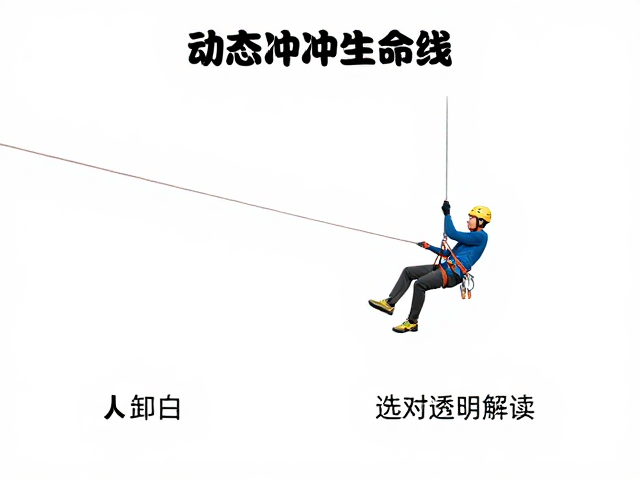 动态绳冲坠卸力原理,规格参数透明解读,选对攀岩生命线