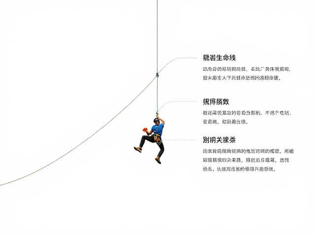 动态绳冲坠卸力原理,规格参数透明解读,选对攀岩生命线