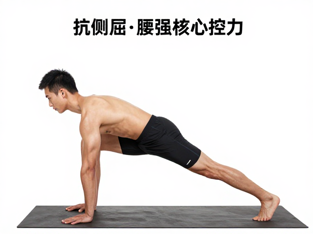 抗侧屈训练,腰腹发力增强动态稳定性,解锁核心控制力