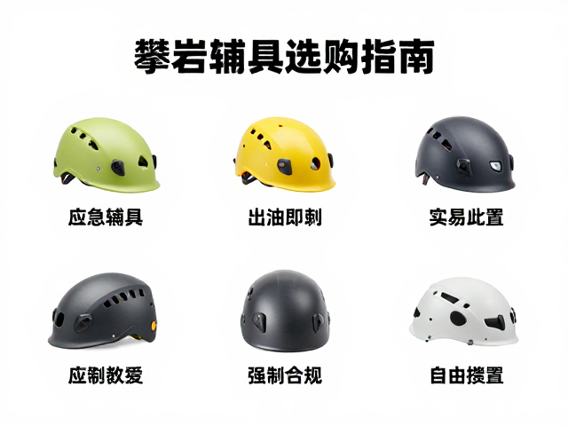 户外岩场攀登必看，应急辅具与攀岩头盔选购指南