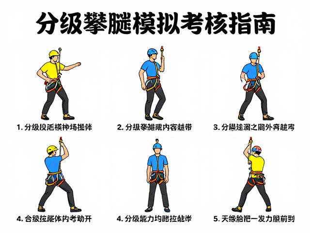 户外运动入门者必看，分级攀爬模拟考核指南与实战技巧