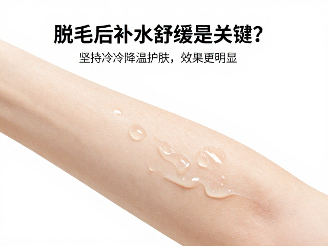 脱毛后补水舒缓是关键？坚持制冷降温护肤，效果更明显