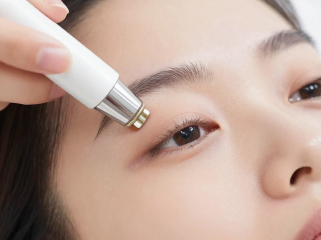 循环疏通眼周，微电流美容，低刺激护理缓解疲劳