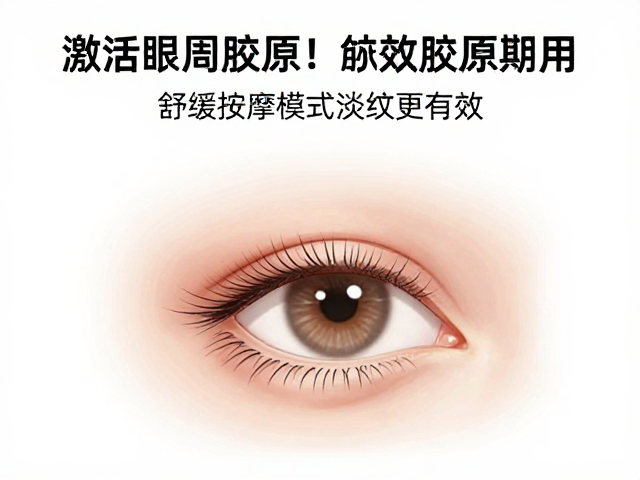 激活眼周胶原！配合护肤周期用，舒缓按摩模式淡纹更有效
