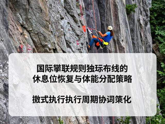 国际攀联规则,独立布线下的休息位恢复与体能分配策略