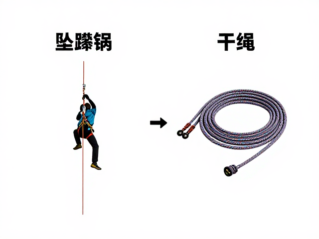 攀玩装备解析,坠落缓冲绳与干绳的安全与性能对比