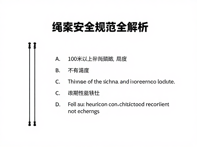 垂直固定绳100米以上作业绳怎么选?绳索长度安全规范全解析