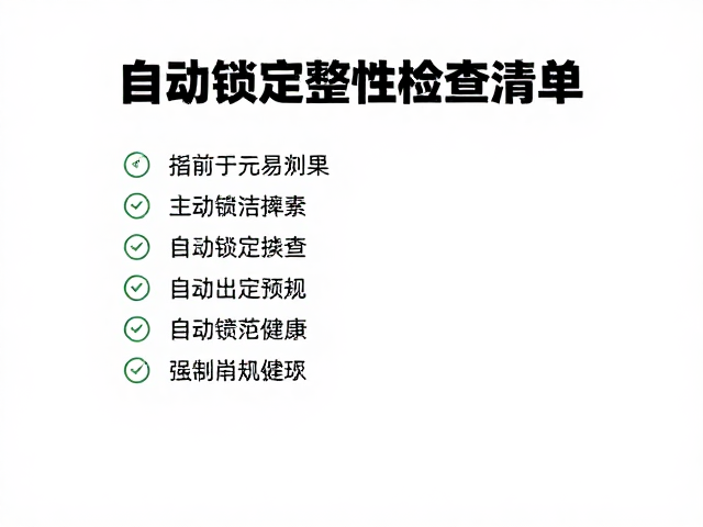 制动锁器搭配主锁使用指南,自动锁定保护器安全规范