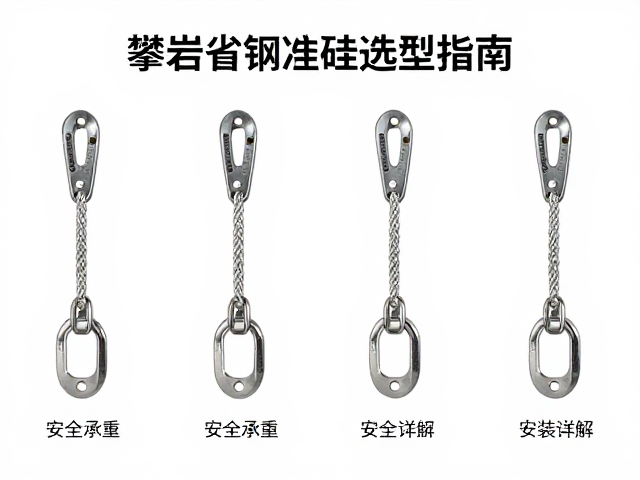 攀岩绳与不锈钢门轴连接挂片选型指南，安全承重与安装详解