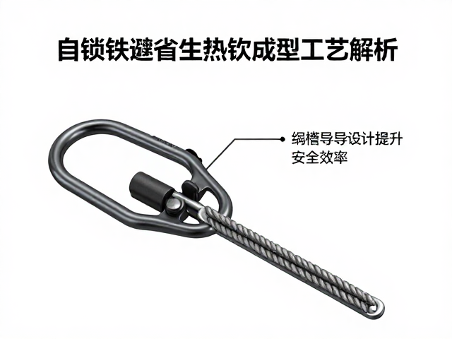 自锁爬升器热锻成型工艺解析,绳槽导向设计提升安全效率