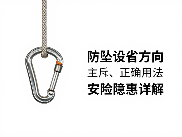 防坠装置装绳方向错误?主锁正确用法与安全隐患详解