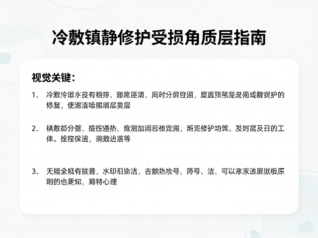 日常防护与屏障修复的核心策略