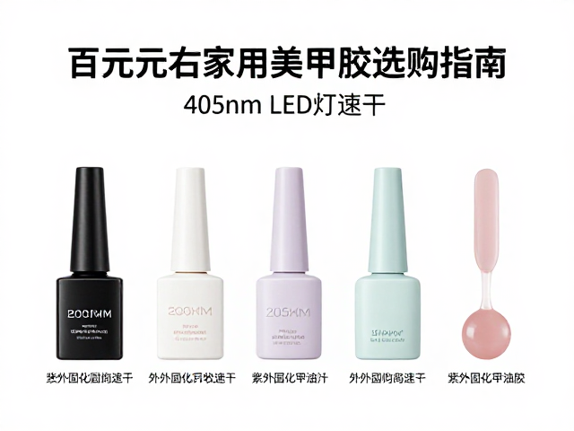 百元左右家用美甲胶推荐，405nm LED灯速干，紫外线固化甲油胶选购指南