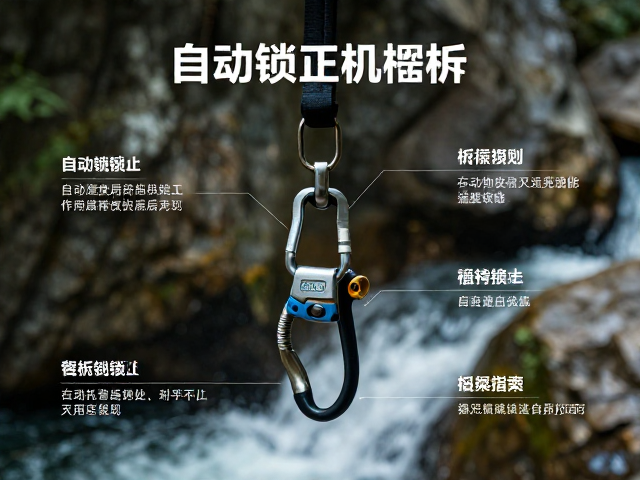 canyoning溪降装备,调速缓降器自动锁止安全指南