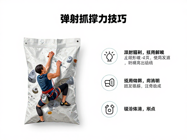 攀岩抓握力提升，弹射抓点技巧与镁粉袋使用指南