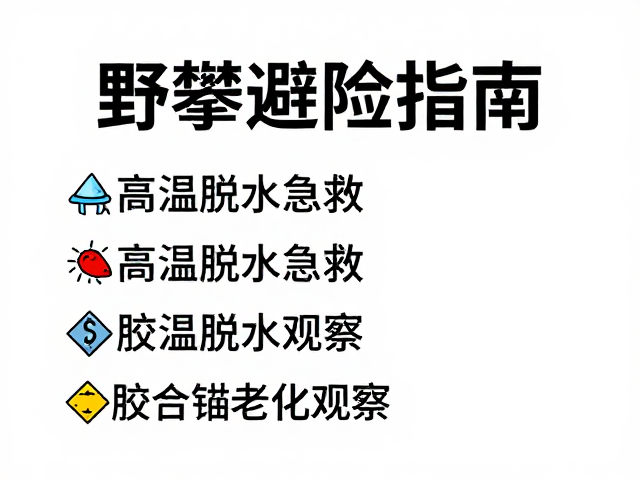 野攀避险指南,高温脱水急救与胶合锚老化观察