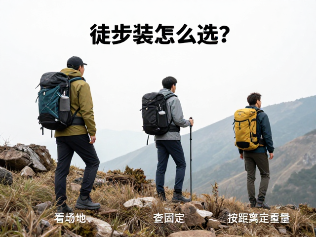 徒步装备怎么选？看场地、查固定、按距离定重量