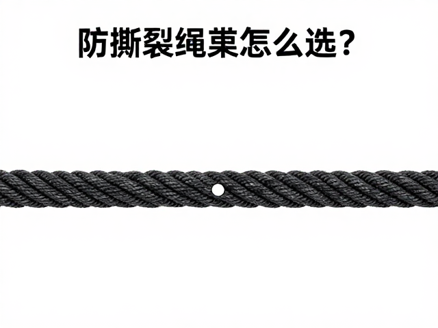 防撕裂绳索怎么选?中点标记与绳径关键参数全解析