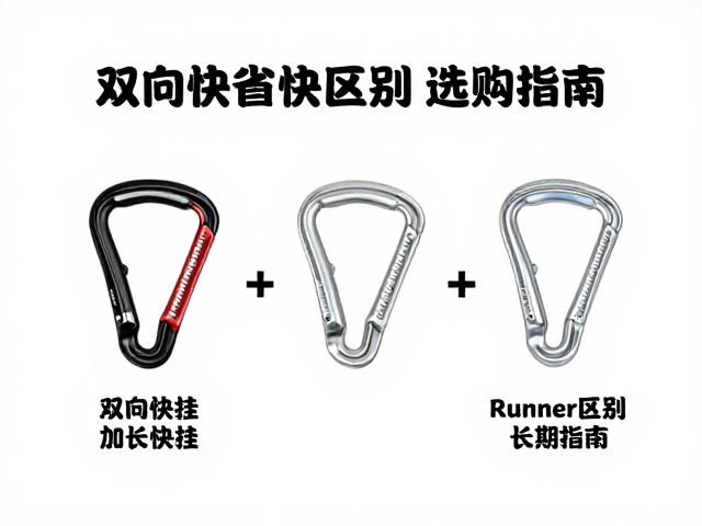 攀岩装备怎么选？双向快挂、加长快挂与Runner的区别与选购指南