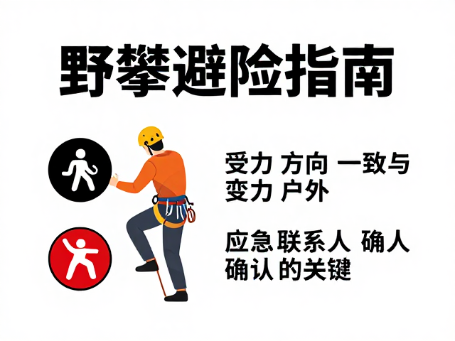 野攀避险指南,受力方向一致与应急联系人确认的关键