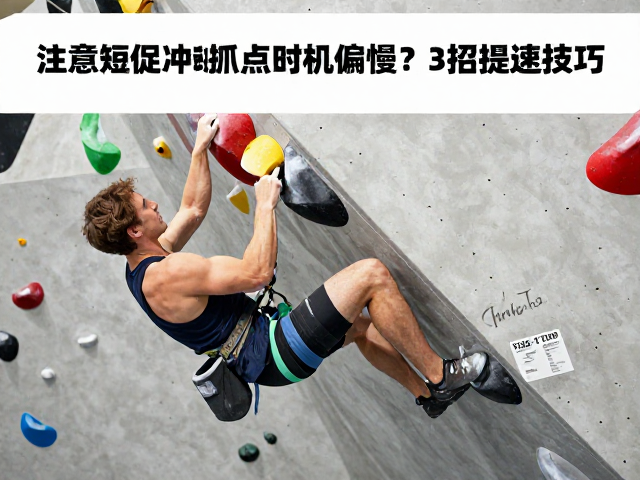 抱石爱好者注意,短促冲刺抓点时机偏慢?3招提速技巧