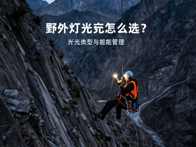 高山峡谷高空下降作业,专业野外照明设备怎么选?