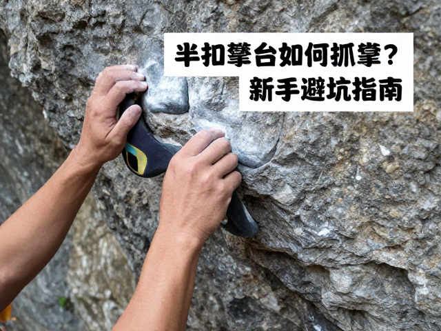 初学须知,半扣攀岩鞋如何抓握?新手避坑指南