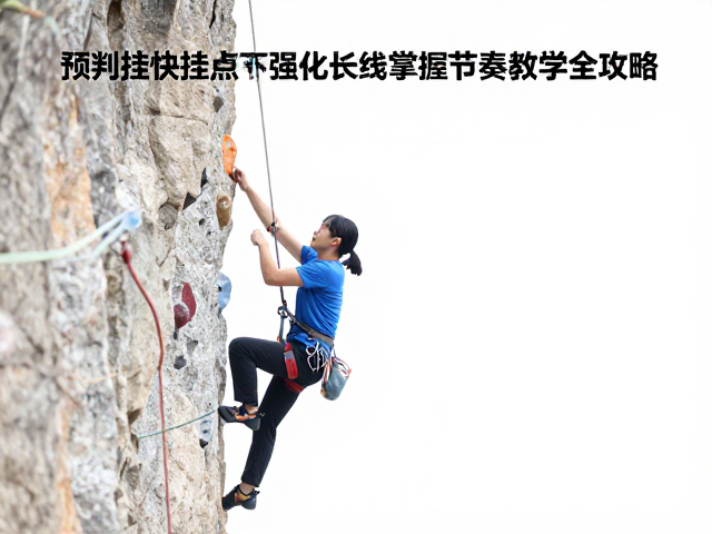 预判挂快挂点，动作强化，掌握攀岩长线节奏教学全攻略