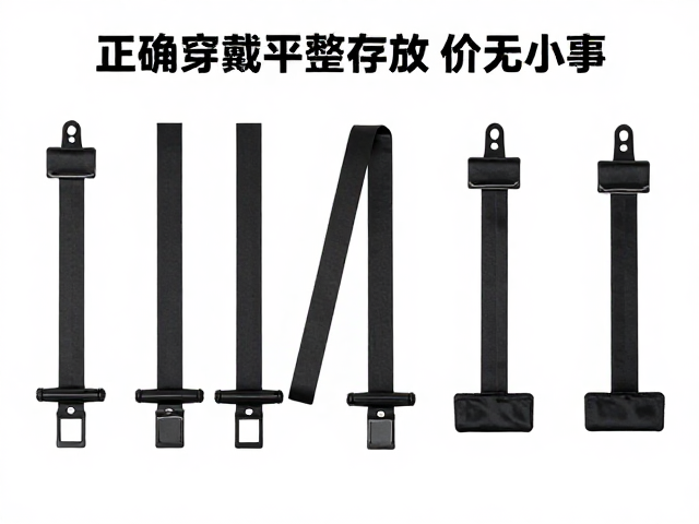 专业安全带数百元？正确穿戴，平整存放，安全无小事