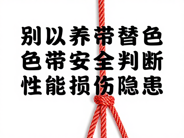 绳带养护避坑，别以颜色替安全判断，警惕冲击力损伤隐患