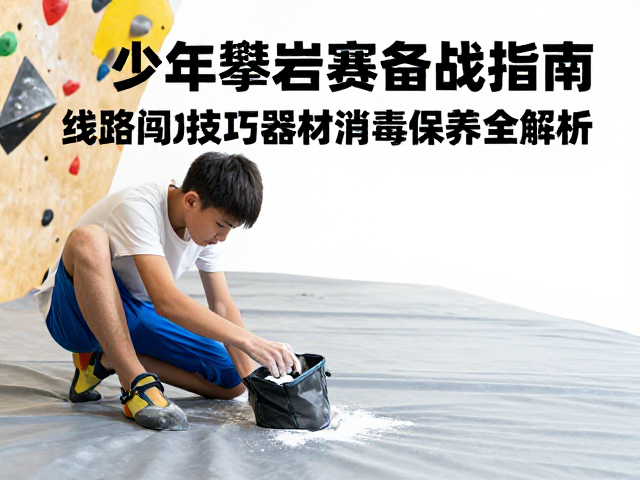 青少年攀岩赛备战指南，线路闯关技巧与器材消毒保养全解析