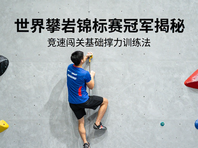 世界攀岩锦标赛冠军揭秘,竞速闯关背后的基础握力训练法