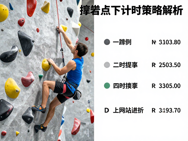 抱石攀爬效率提升,统一抱石点下的计时攀爬策略解析