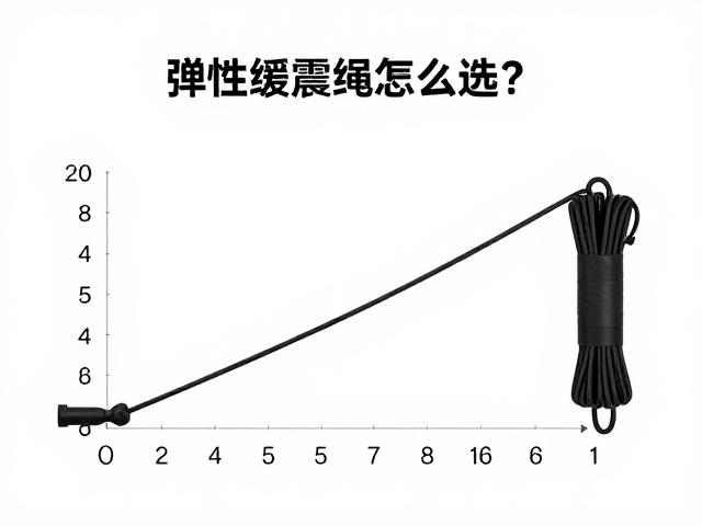 弹性缓震绳怎么选?按线路长度算米数,记得用专用绳包