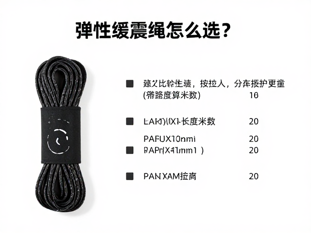 弹性缓震绳怎么选?按线路长度算米数,记得用专用绳包