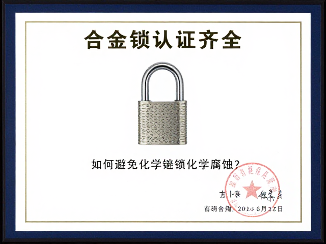 合金锁具认证齐全,如何避免化学腐蚀?专业选购指南
