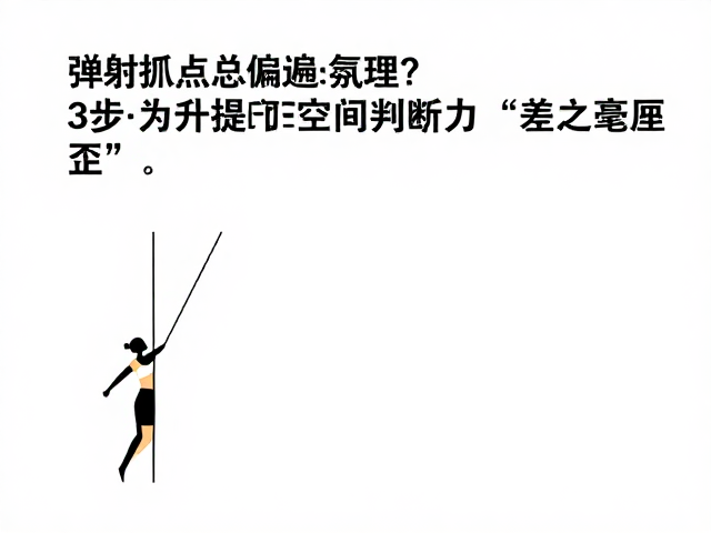 弹射抓点总偏离?3步提升空间判断力,精准起跳不歪