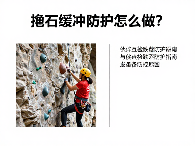 抱石缓冲防护怎么做?伙伴互检跌落防护指南
