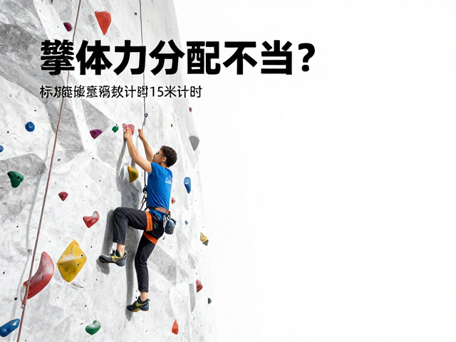 攀岩体力分配不当?标准速度墙15米计时攀爬高效攻略